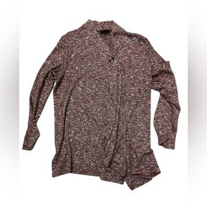 Women’s AB Studio Marled Open Front Cardigan Size XL